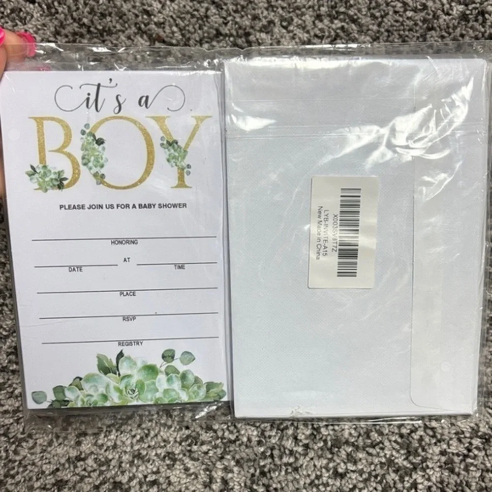 Baby Shower Invitation Cards - It's a Boy